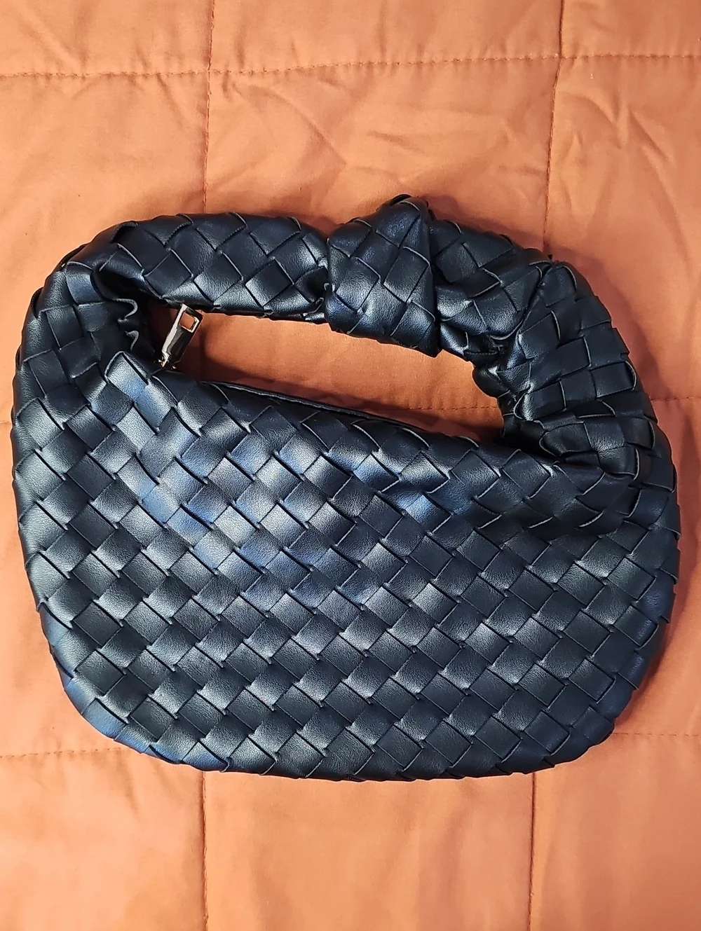 Bottega Veneta Inspired - Urban Expression Black Woven Hobo Bag